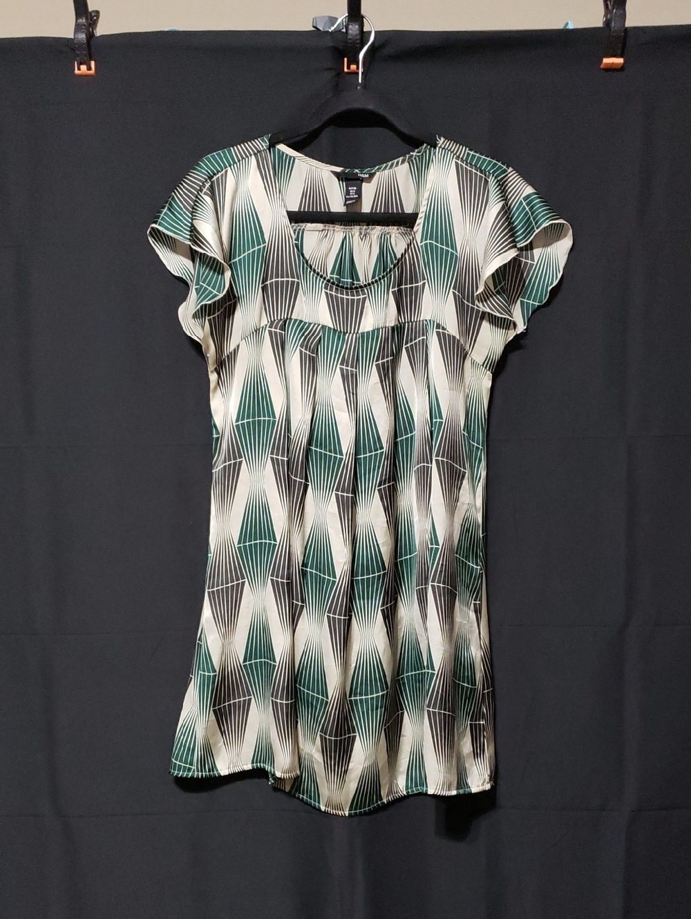 H&M Satin Summer Mini Dress.  Size: 6